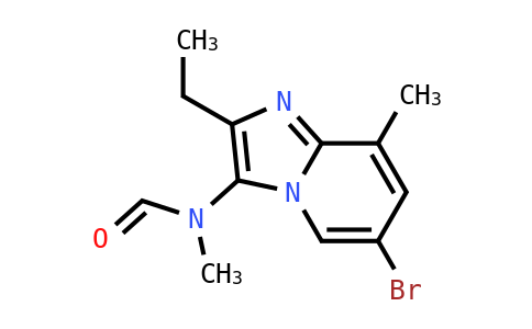 20401 - N-(6-bromo-2-ethyl-8-methylimidazo[1,2-a]pyridin-3-yl)-N-methylformamide | CAS 1628263-96-6